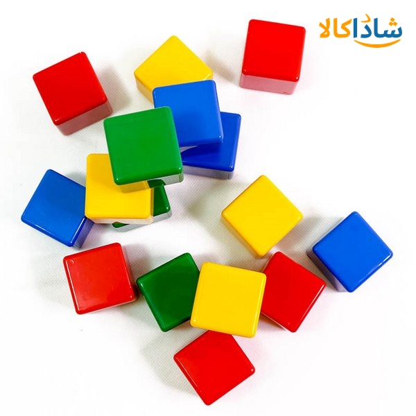 اسباب بازی مکعب رنگی (بزرگ ) با فرزندان